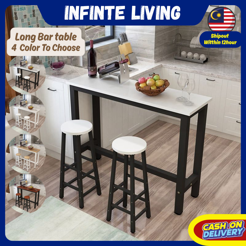 [Infinite Living] Bar Table Dining Room Restaurant Coffee Table Long ...
