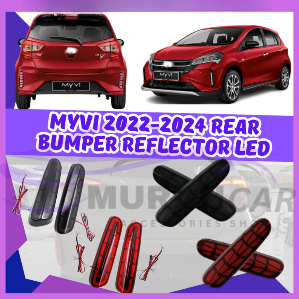 Perodua Myvi 2022-2026 Facelift LED Rear Bumper Reflector LED Light ...