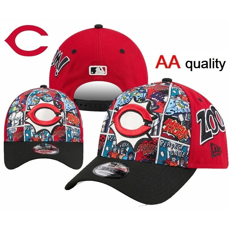 AA quality Men's Cincinnati Reds New Era Red/Black 2025 MLB Diamond ...