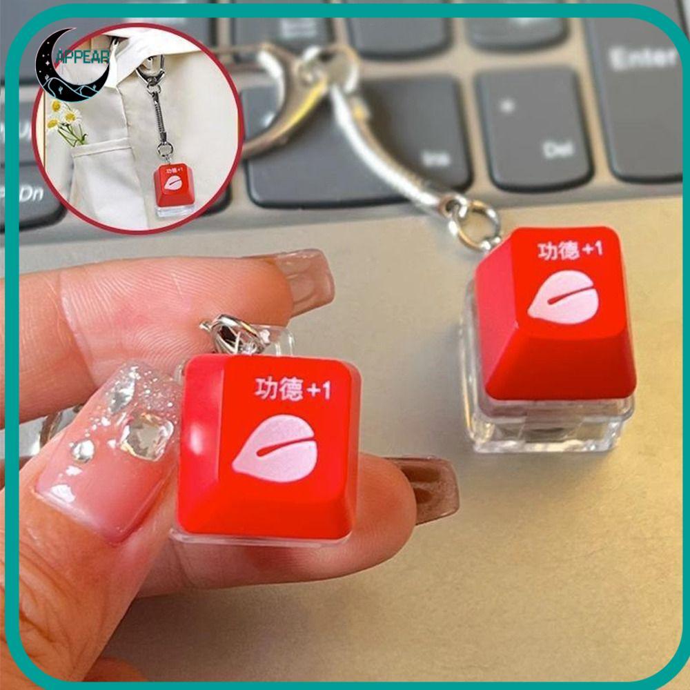 APPEAR Fidget Keychain, DIY Keyboard With Light Finger Keyboard Caps ...