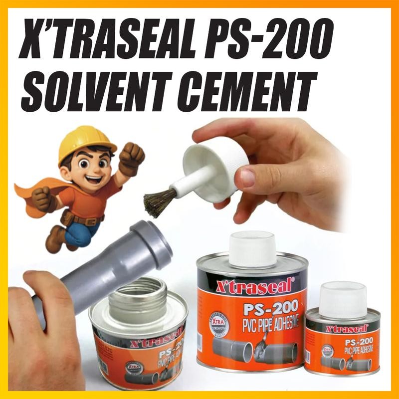 Gam Paip PVC Xtraseal PS 200 Kalis Air Tahan Lama / Xtraseal PS 200 ...