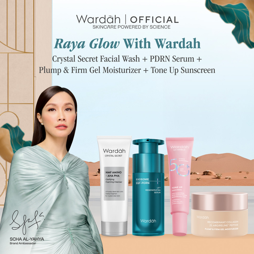 [RAYA GLOW with WARDAH] Crystal Secret Facial Wash + PDRN Serum ...
