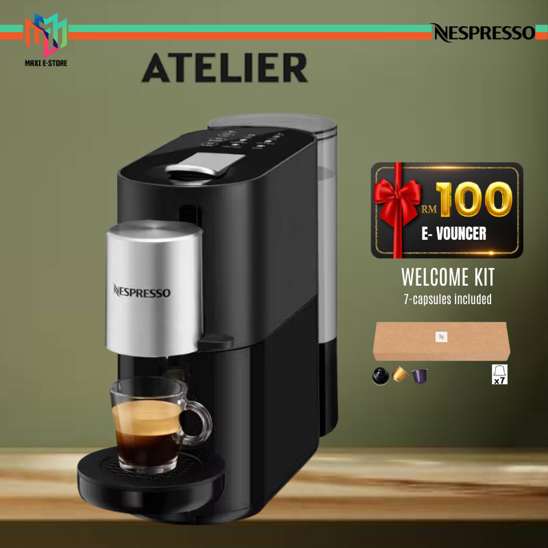 Nespresso Atelier S85-SG-BK-NE Automatic Capsule Coffee Machine