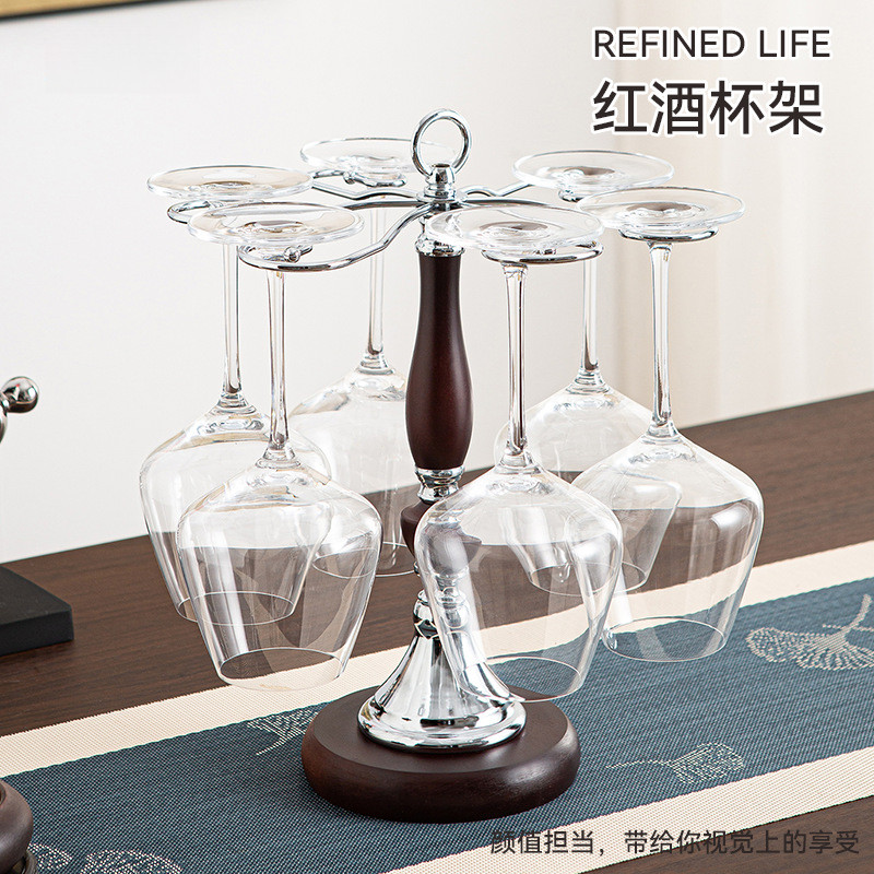 Hanging Stemware Rack, Inverted Wine & Champagne Glass Holder, Bar ...