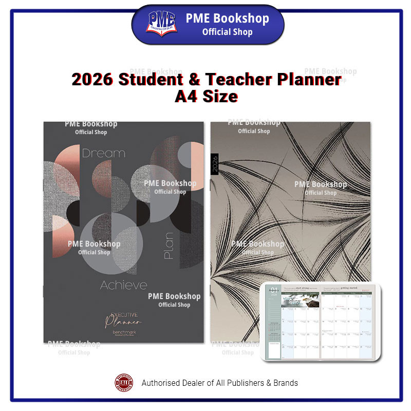 【PME Bookshop】 2026 Student & Teacher Calendar Planner A4 | Academic ...