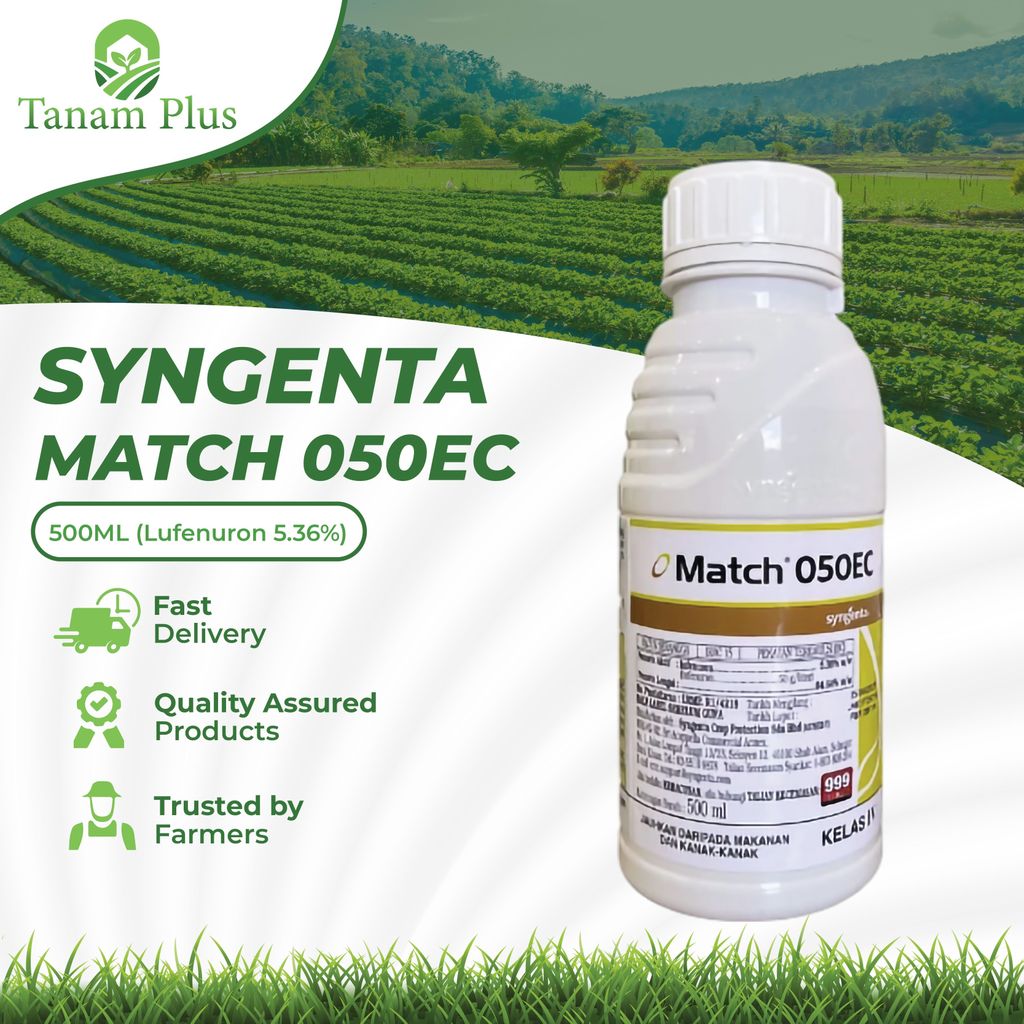 500ML Match 050 EC Syngenta Lufenuron 5.36% Racun Serangga | Shopee ...