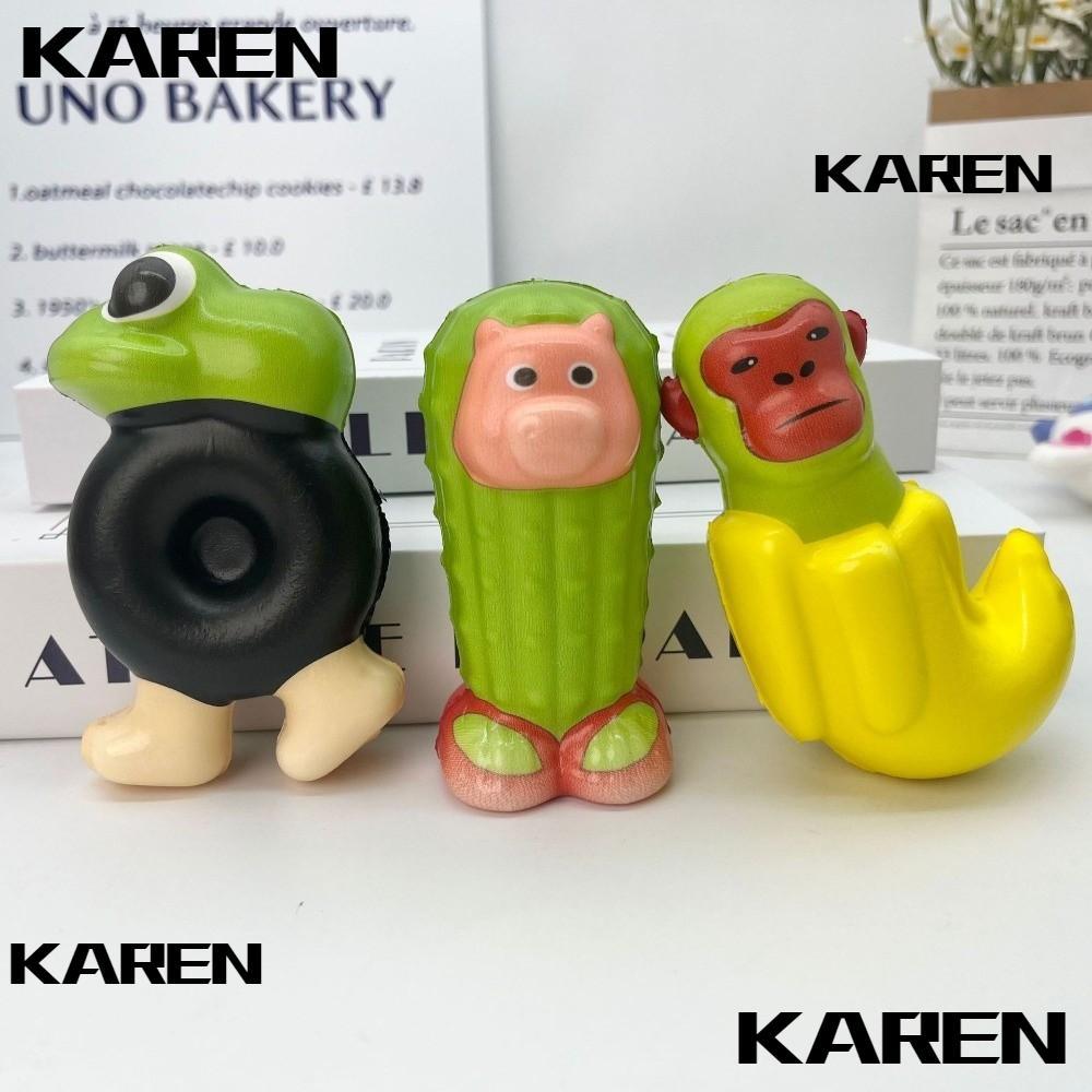 KAREN1 Squishy Toy, PVC Tung Tung Tung Sahur Fidget Toys, Soft Texture ...