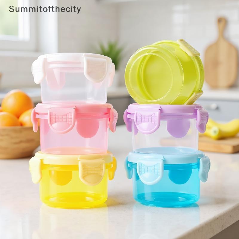 SUM 1/3/6PCS Food Grade Mini Storage Box Baby Supplement Seasoning ...