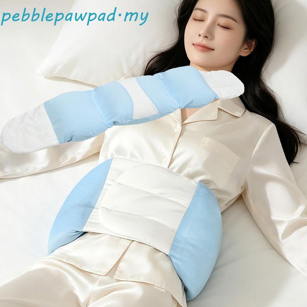 Lumbar Support Pillow, Adjustable Wrap Around Breathable Sleep Waist ...