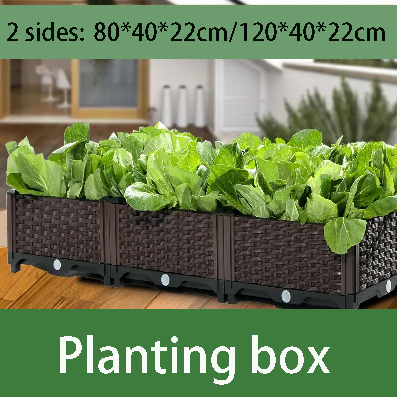 Household/Outdoor/Balcony Plastic Vegetable Planting Box Gardening ...
