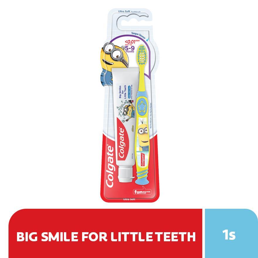 Colgate Kids Minion Toothpaste 40g+Toothbrush 5 to 9 years valuepack ...