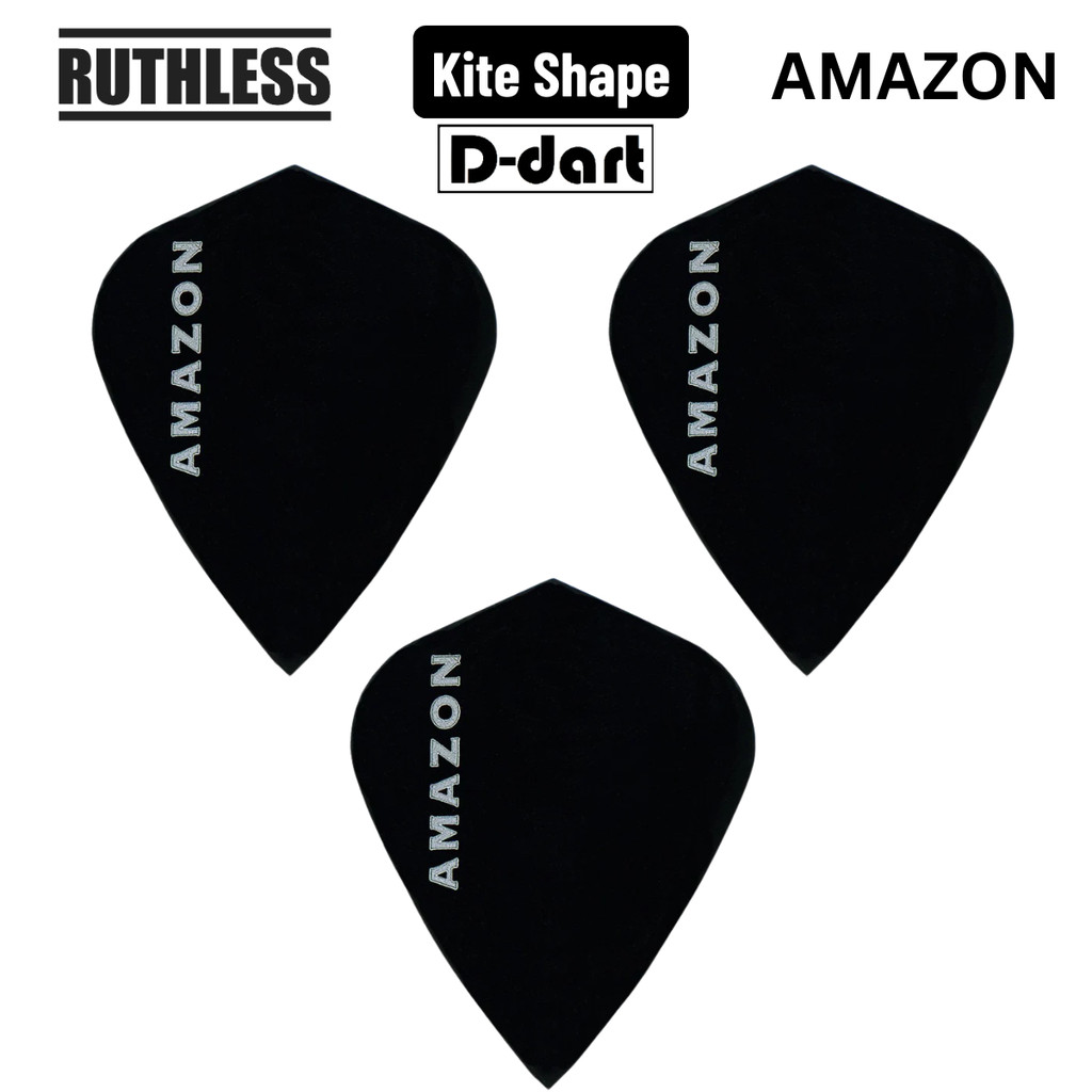 AMAZON Dart Flights - Kite Shape Extra Strong 100 Micron Dart Flights ...