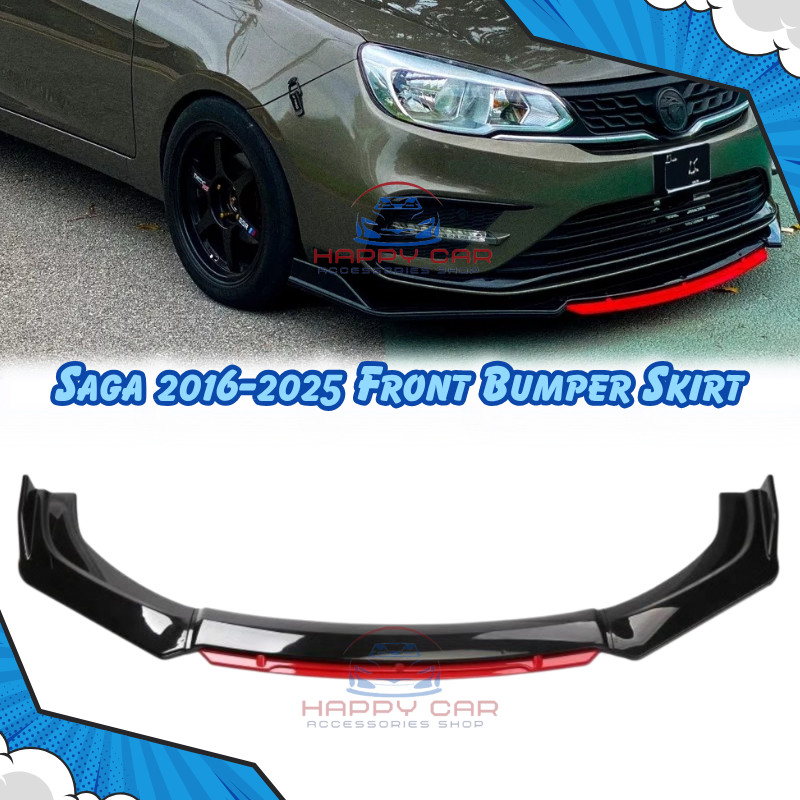 Front Bumper Proton Saga VVT 2016-2025 Diffuser Lip Wrap Angle ...