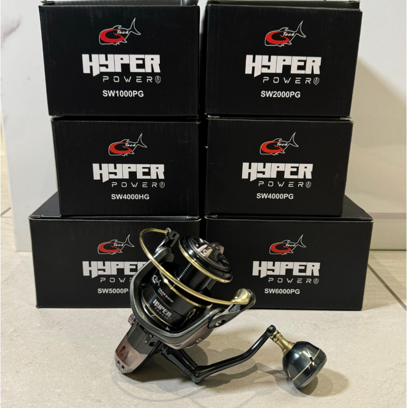 G-TECH HYPER POWER SW SPINNING FISHING REEL | Shopee Malaysia