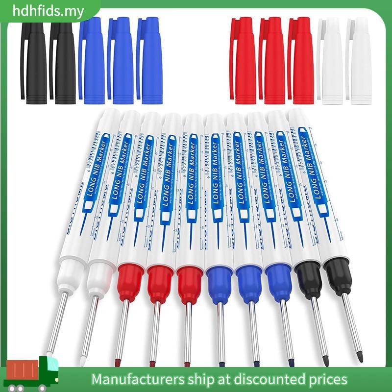 [in stock]10Pcs Deep Hole Marker Pen, Multi-Purpose Long Nib Deep Reach ...
