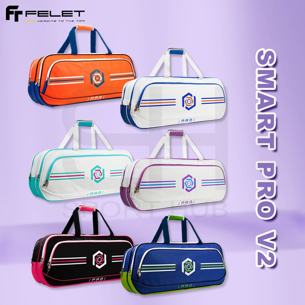 FELET SMART PRO V2 Tournament Bag Thermal Bag Badminton Bag 100% ...