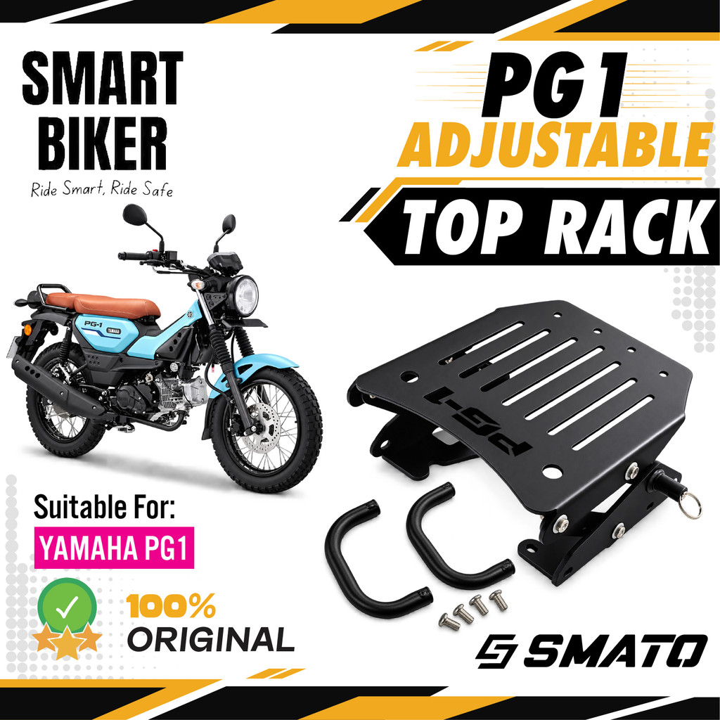 SMATO Adjustable Top Rack Yamaha PG1 PG-1 Rear Top Box Rack Carrier ...