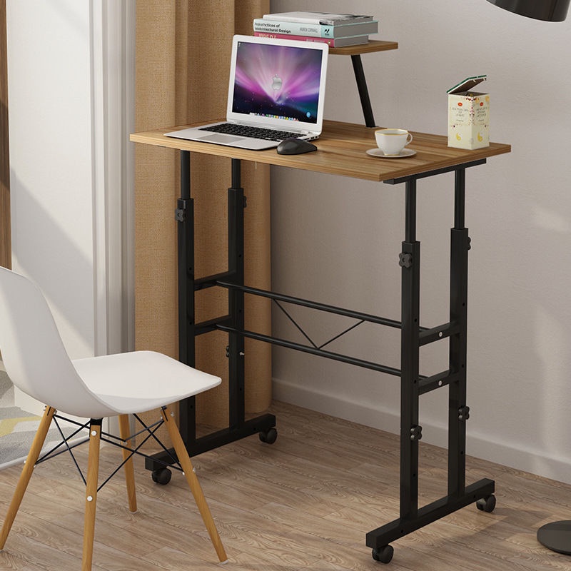 Lifting Computer Desk Standing Mobile Workbench Home Study Table ...