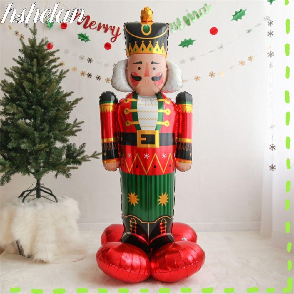 HSHELAA 1/3pcs Foil Balloons, Nutcracker Shaped Large Party Decoration ...