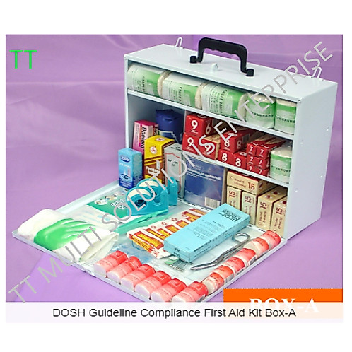 DOSH Guideline Compliance First Aid Kit | Shopee Malaysia