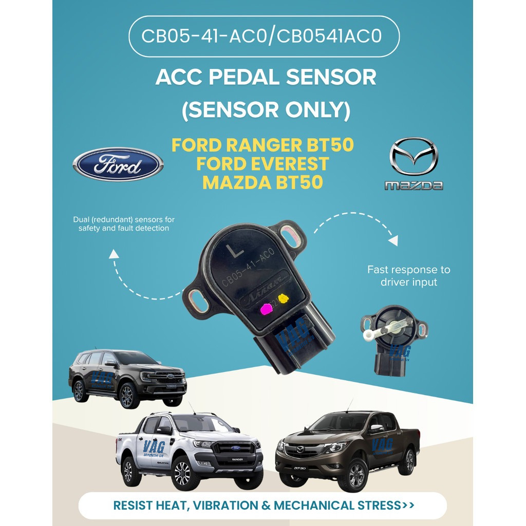 ACC PEDAL SENSOR FORD RANGER BT50 FORD EVEREST ACC PEDAL SENSOR CB05-41 ...