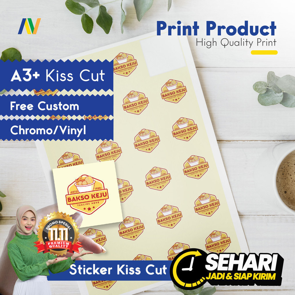 Print A3 Stickers | Custom Kiss Cut A3 Box Sticker | Print Logo ...