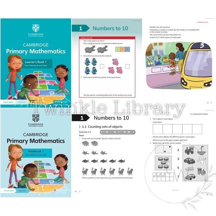 Cambridge Primary Mathematics Printing Book 1 2 3 4 5 6 Learner ...
