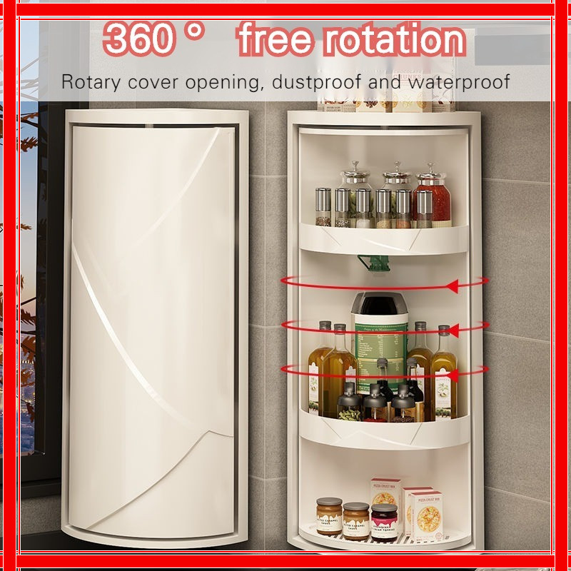 Wall-mounted countertop corner storage rack kitchen storage rack ...