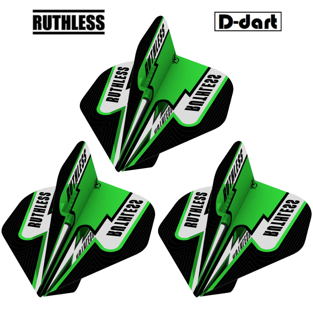 RUTHLESS DART FLIGHT - STANDARD 100 Micron Power Surge Darts Flight ...
