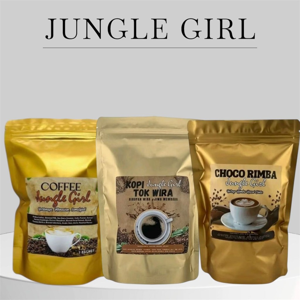 JUNGLE GIRL COFFEE/CHOCO RIMBA/TOK WIRA | Shopee Malaysia