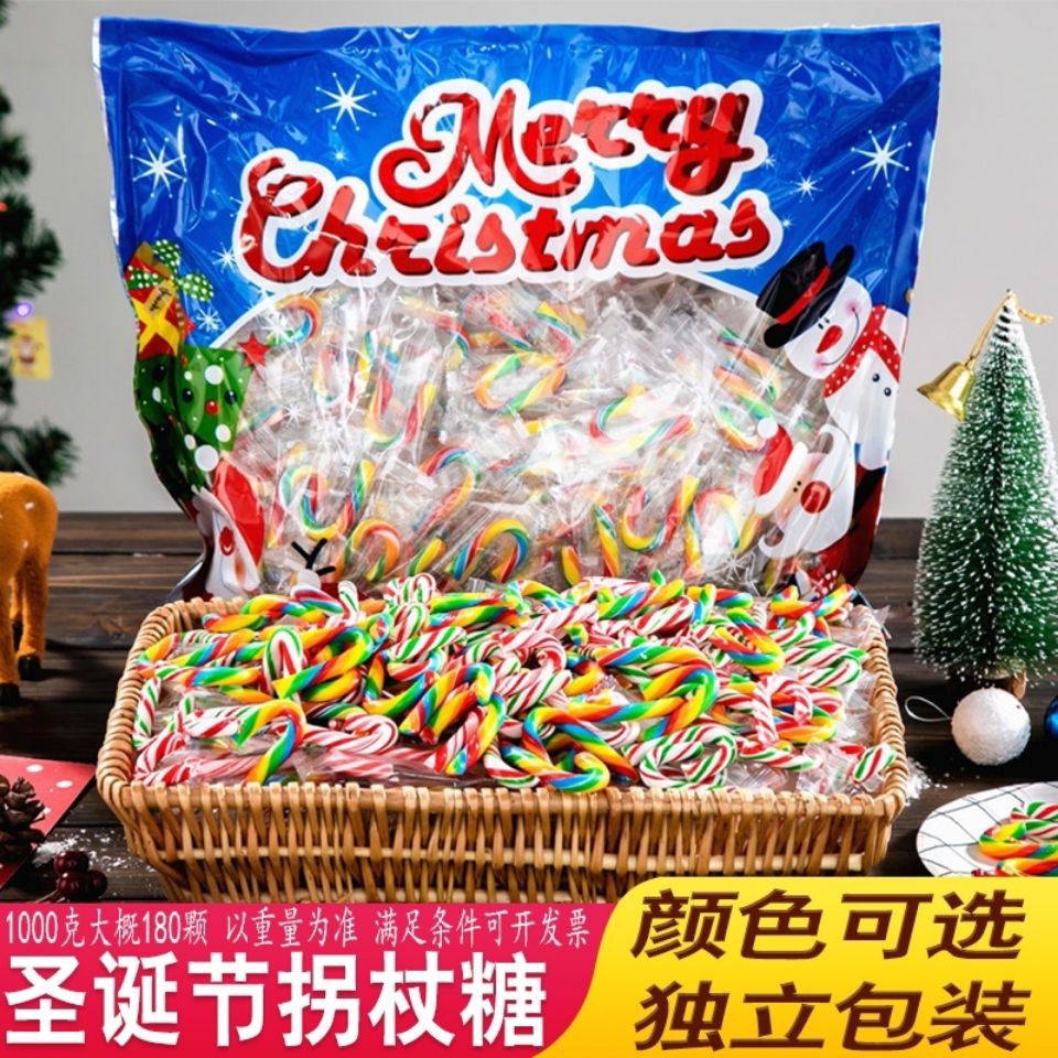 Christmas Candy Small Candy Cane Creative Candy Cane Mini Bulk Multi ...