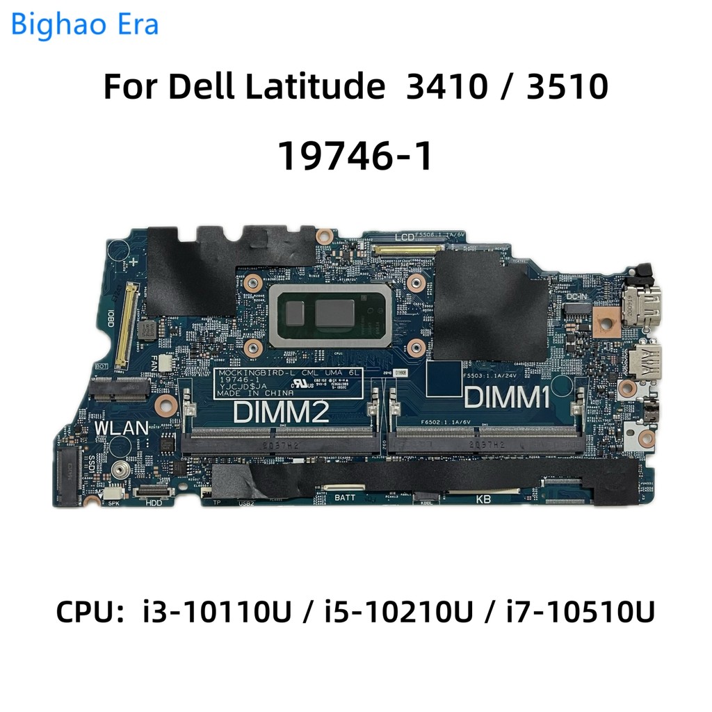 Dell/Dell Latitude 14 3410 15 3510 Motherboard 19746-1 YJCJD 02G2J7 ...