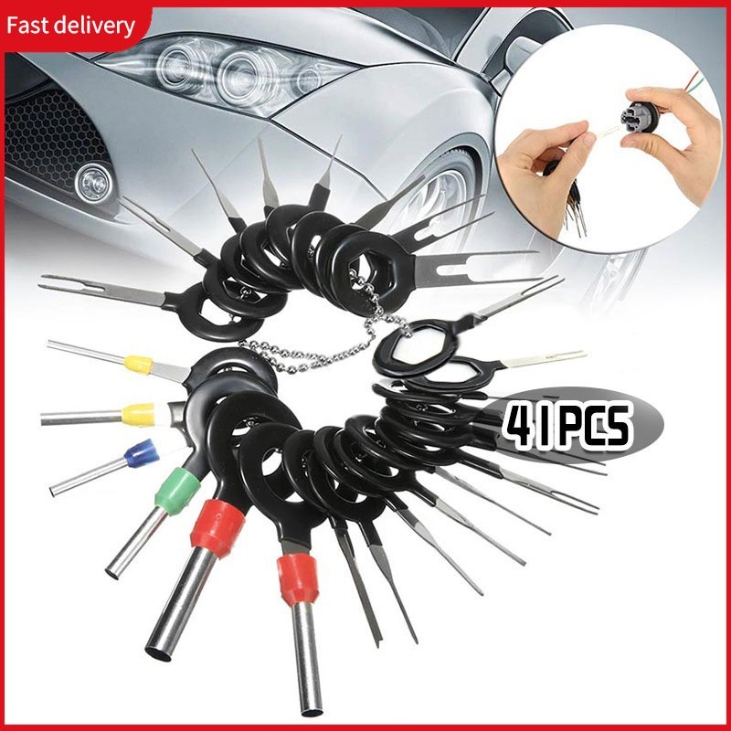 Buildcore 41pcs Car Terminal Removal Tool Connector Extractor Puller ...