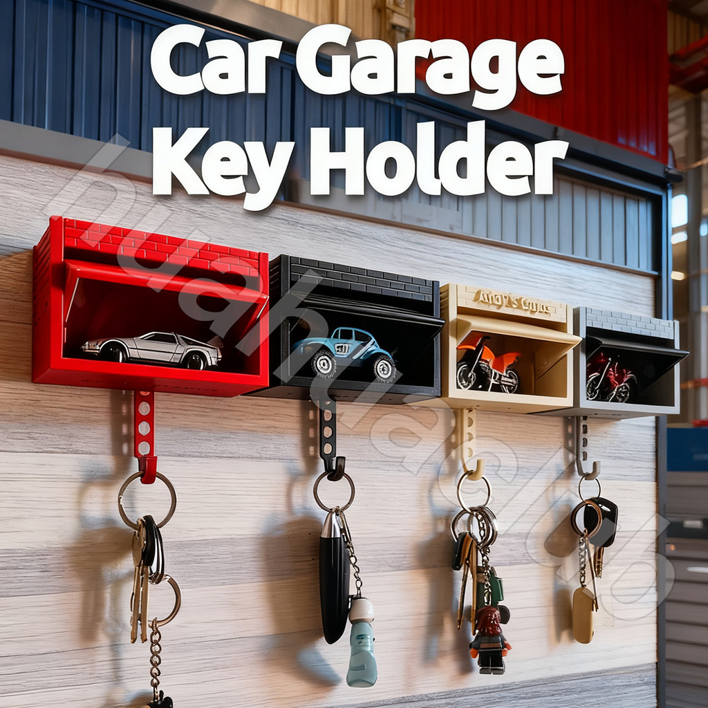 Car models Key Rack Key Hook Wall Hanger Creative ABS Key Holder Modern ...