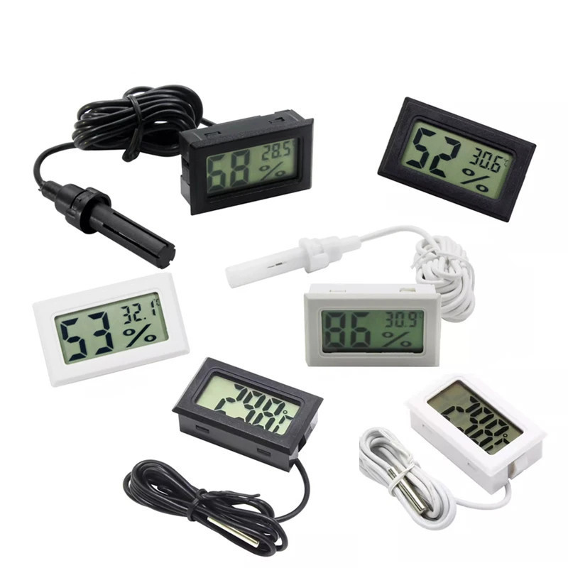 Embedded Type with Probe Digital Display Thermometer Electronic ...