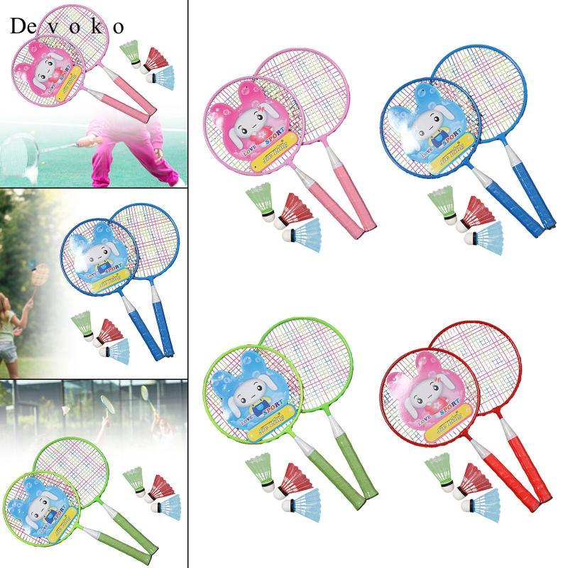 [Devoko] Badminton Racket for Children Sports Toy Lightweight with 3 ...