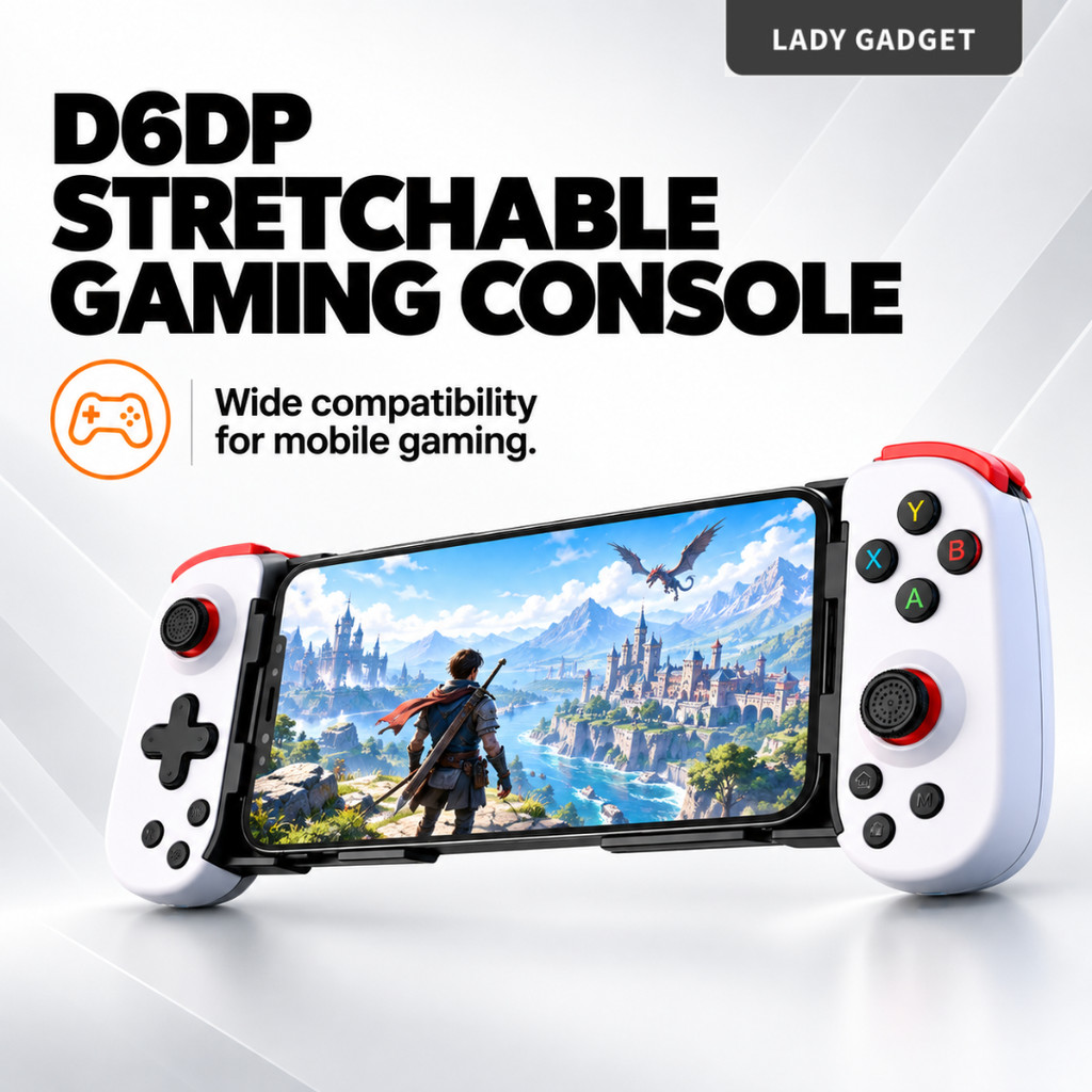 D6‑DP Stretch Mobile Game Controller Bluetooth Wireless Mobile Gamepad ...