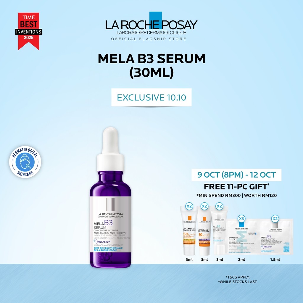 La Roche-Posay Mela B3 Serum (30ml) for Dark Spots & Hyperpigmentation ...