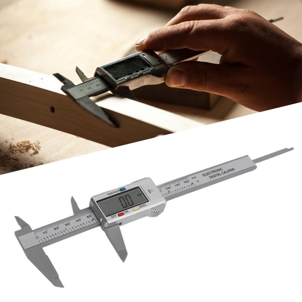 Digital Vernier Caliper Electronic Large LCD Screen Display Inch and ...
