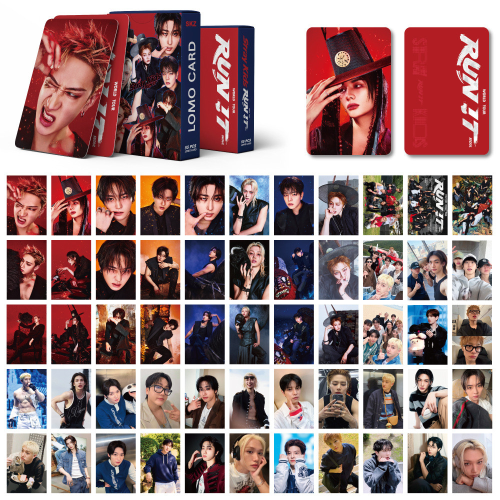 6pcs/set Stray Kids SKZ HOP Album Photocards STRAYKIDS Lomo Cards