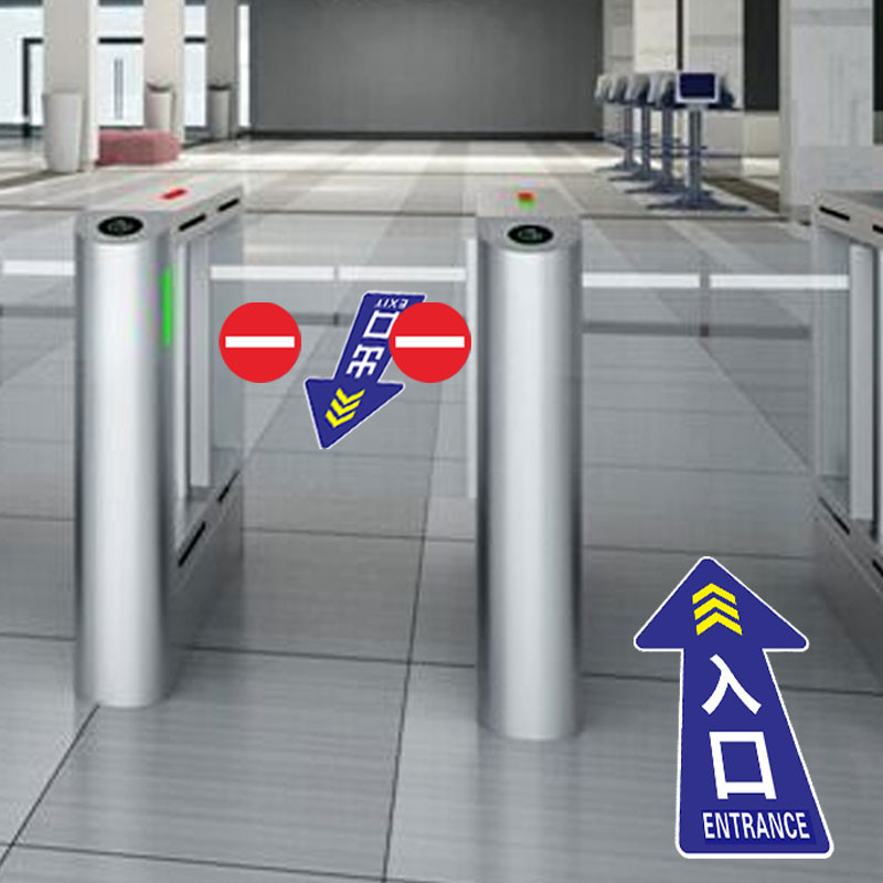 Fire Safety Channel Ground Sticker Entrance Exit Thickened Wear ...