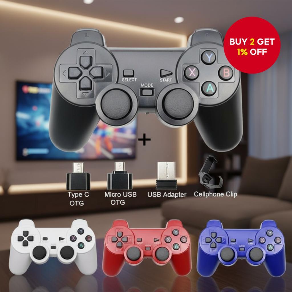 2.4GHz Wireless Game Controller for Android TV Box Super Console X Pro ...