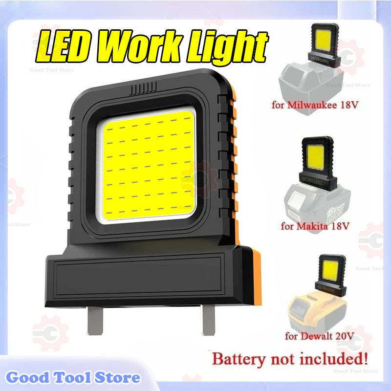 Cordless 20V LED Work Light Compatible with 20V for 21V Portable ...