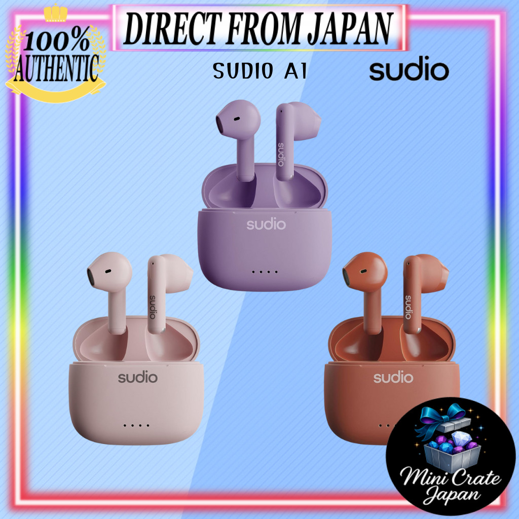 SUDIO A1 Wireless Earbuds with Microphone (Bluetooth 5.3 / IPX4 ...