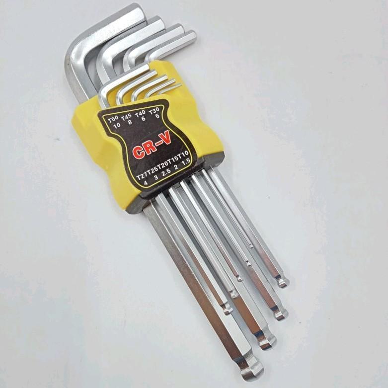 Metric 9 Pcs L-Shaped Hex Key Spanner Set (1.5mm to 10mm) | Shopee Malaysia