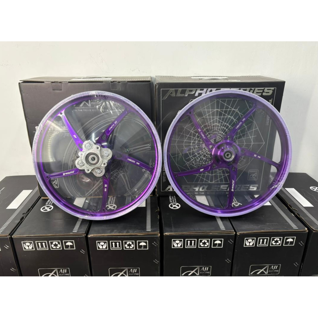 AJI RACING ALPHA-R / ALPHA R [ CUSTOM HUB ] * DISC 4 HOLE * [ 1.40/1.40 ...