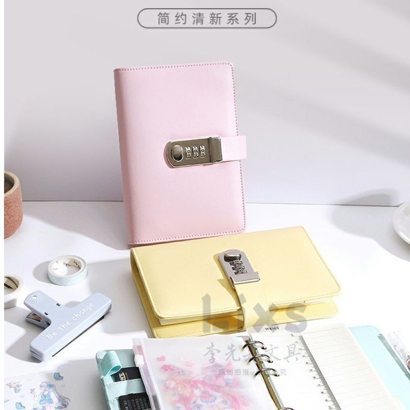 Accounting Password Lock Hand Account Storage Diary Detailed Stationery ...