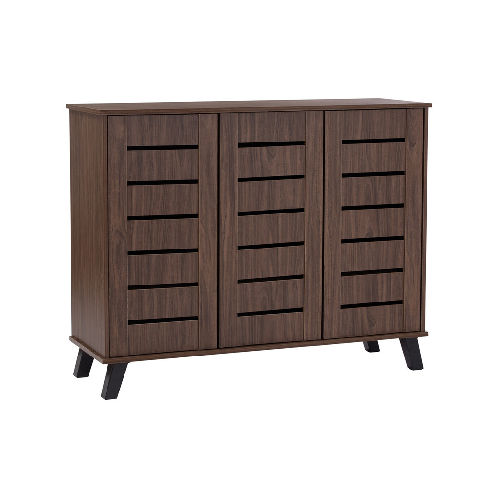 IRAN Shoe Cabinet (2 & 3 Doors) Kasut Rack Kasut Almari - WALNUT ...