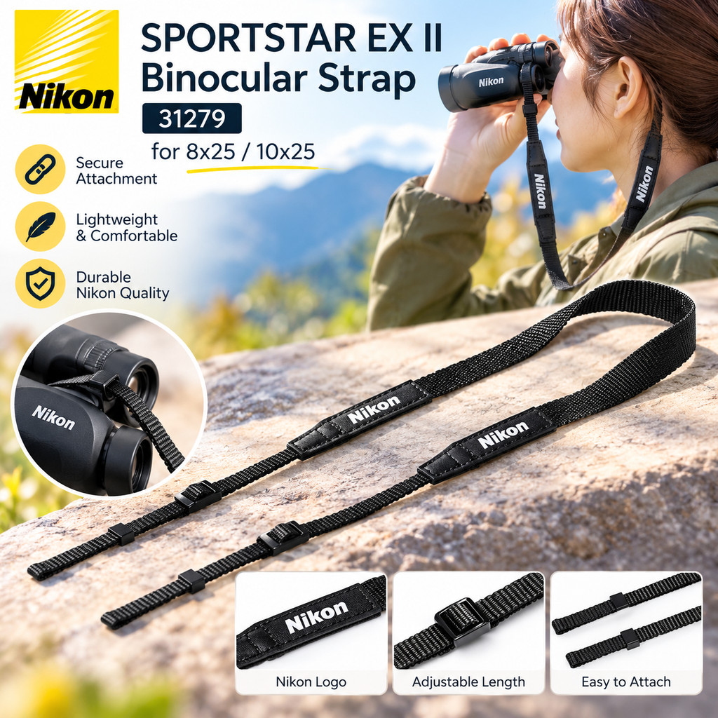 Nikon SPORTSTAR EX II Binocular Strap 31279 for 8x25 10x25 | Shopee ...