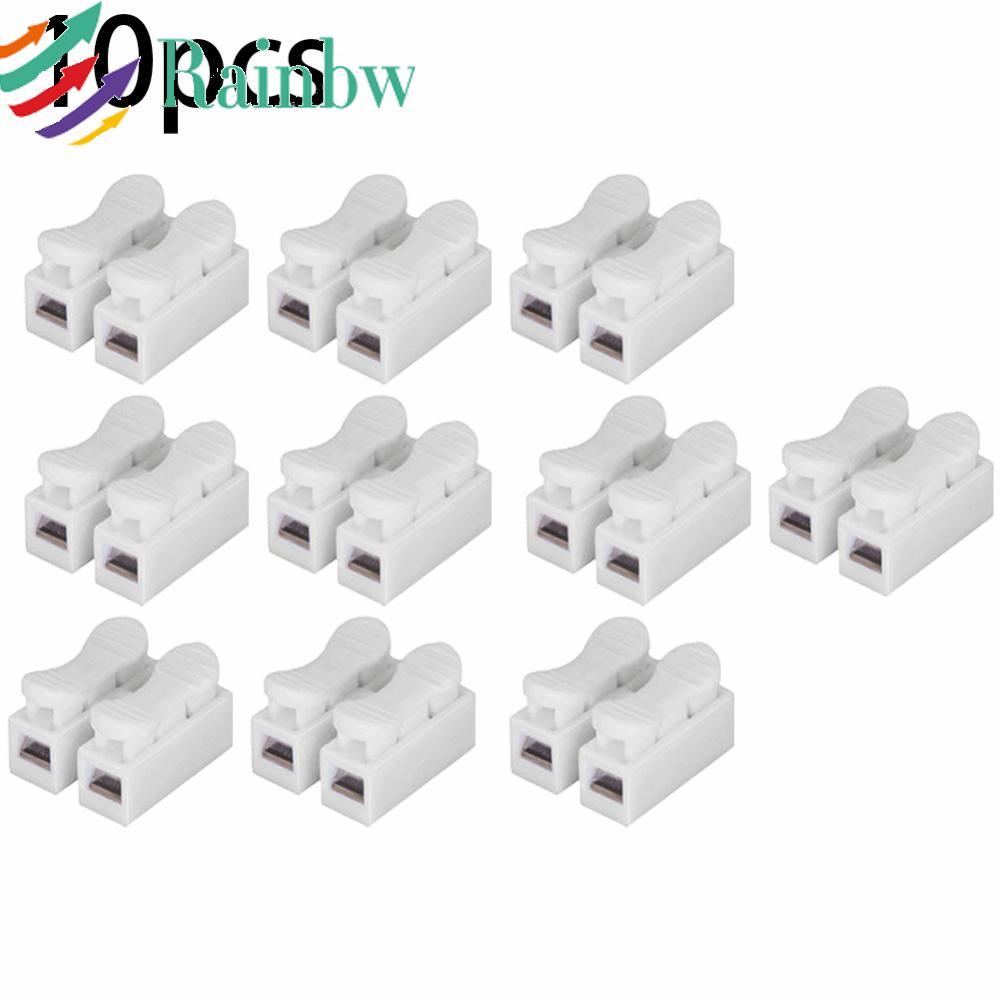 10 Pieces CH2 Spring Wire Connector Terminal Blocks Clamp for LED Strip ...